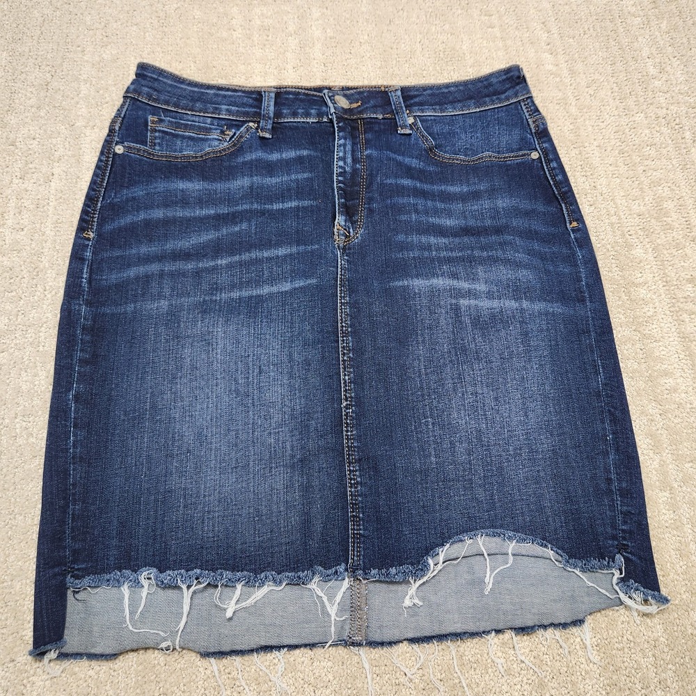 Mavi‎ Skirt Womens Medium High Waist Denim Midi Casual Pencil Y2K Jean